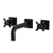 Kingston Brass KS6125DX Two-Handle Wall Mount Bathroom Faucet, Oil Rubbed Bronze KS6125DX - alternate 1
